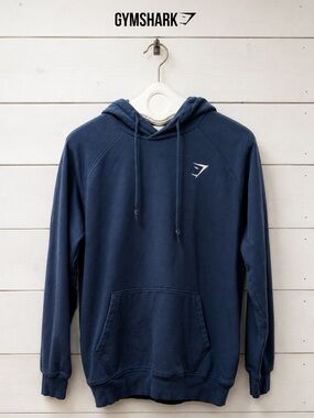 Gymshark Navy Fleece Hoodie – Size L